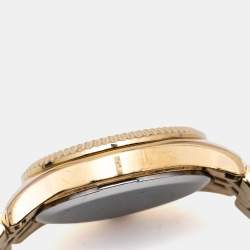 Michael Kors Blue Gold Plated Stainless Steel Lexington MK3271 Women's Wristwatch 26 mm