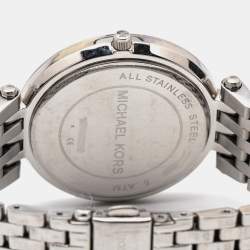 Pre Owned Michael Kors Silver Stainless Steel Darci MK3190 Women's Wristwatch 39 mm