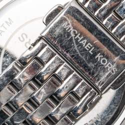 Pre Owned Michael Kors Silver Stainless Steel Darci MK3190 Women's Wristwatch 39 mm