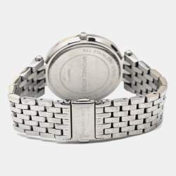 Pre Owned Michael Kors Silver Stainless Steel Darci MK3190 Women's Wristwatch 39 mm