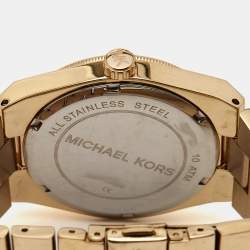 Michael Kors Blue Gold Plated Stainless Steel Channing MK5894 Women's Wristwatch 38 mm