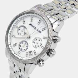 Michael Kors Mother of Pearl Stainless Steel Ritz MK5020 Women's Wristwatch 38 mm