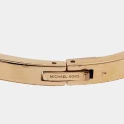 Michael Kors Champagne Rose Gold Plated Stainless Steel Blakley MK3631 Women's Wristwatch 34 mm