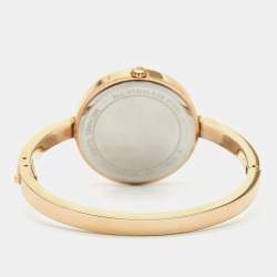 Michael Kors Champagne Rose Gold Plated Stainless Steel Blakley MK3631 Women's Wristwatch 34 mm