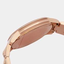 Michael Kors Mother Of Pearl Rose Gold Plated Stainless Steel Runway Mercer MK6671 Women's Wristwatch 38 mm