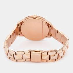 Michael Kors Mother Of Pearl Rose Gold Plated Stainless Steel Runway Mercer MK6671 Women's Wristwatch 38 mm