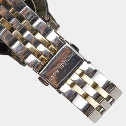 Michael Kors White Mother Of Pearl Two-Tone Stainless Steel Ritz MK5057 Women's Wristwatch 38 mm