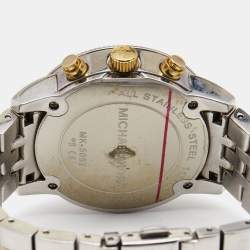 Michael Kors White Mother Of Pearl Two-Tone Stainless Steel Ritz MK5057 Women's Wristwatch 38 mm