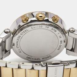 Michael Kors Silver White Dial Two-Tone Stainless Steel Parker MK5626 Women's Wristwatch 39 mm