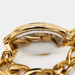 Michael Kors Champagne Gold Plated Stainless Steel Slim Runway MK3222 Woman's Wristwatch 41 mm