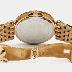 Michael Kors Champagne Rose Gold Plated Stainless Steel Darci MK3192 Women's Wristwatch 39 mm 