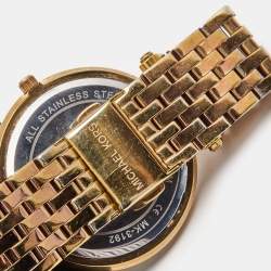 Michael Kors Champagne Rose Gold Plated Stainless Steel Darci MK3192 Women's Wristwatch 39 mm 