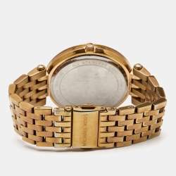 Michael Kors Champagne Rose Gold Plated Stainless Steel Darci MK3192 Women's Wristwatch 39 mm 