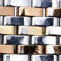 Pre Owned Michael Kors Silver Three Tone Stainless Steel Darci Pavé MK3203 Women's Wristwatch 39mm