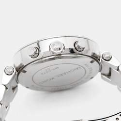 Michael Kors Mother Of Pearl Stainless Steel Crystal Parker MK5572 Women's Wristwatch 39 mm