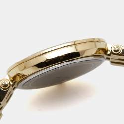 Michael Kors Yellow Gold Plated Stainless Steel Darci Pave MK3430 Women's Wristwatch 33 mm