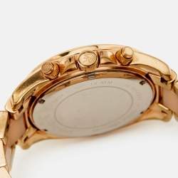 Michael Kors Champagne Gold Plated Stainless Steel Acetate  Blair MK5943 Women's Wristwatch 38 mm