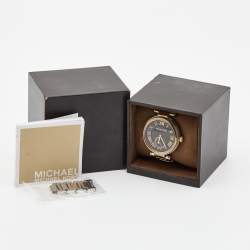 Michael Kors Black Two Tone Stainless Steel Skylar MK5957 Women's Wristwatch 41 mm