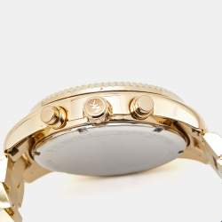 Michael Kors Blue Gold Plated Stainless Steel Lexington MK7216 Women's Wristwatch 38 mm