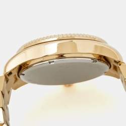 Michael Kors Blue Gold Plated Stainless Steel Lexington MK7216 Women's Wristwatch 38 mm