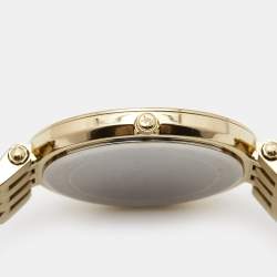 Michael Kors Yellow Gold Plated Stainless Steel Darci Glitz MK3191 Women's Wristwatch 39 mm