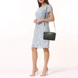 MICHAEL Michael Kors Black Leather Jet Set Camera Crossbody Bag