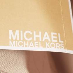 Pre Owned MICHAEL Michael Kors Brown Python Embossed Leather Uptown Astor Legacy Bag