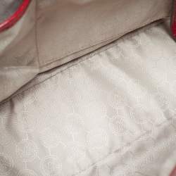 Pre Owned MICHAEL Michael Kors Sutton Medium Dark Red Patent Leather Satchel