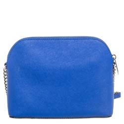 Pre Owned حقيبة كروس مايكل مايكل كورس سيندي جلد سافيانو أزرق رويال