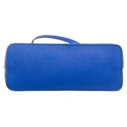 Pre Owned حقيبة كروس مايكل مايكل كورس سيندي جلد سافيانو أزرق رويال