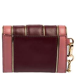 Pre Owned MICHAEL Michael Kors Multicolor Quilted Leather Whitney Compact Wallet