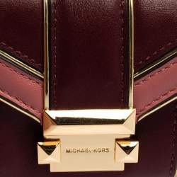 Pre Owned MICHAEL Michael Kors Multicolor Quilted Leather Whitney Compact Wallet