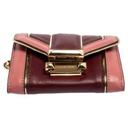 Pre Owned MICHAEL Michael Kors Multicolor Quilted Leather Whitney Compact Wallet