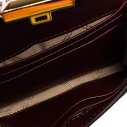 Pre Owned MICHAEL Michael Kors Multicolor Quilted Leather Whitney Compact Wallet