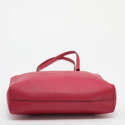 مملوكة مسبقًا حقيبة يد مايكل مايكل كورس جيت سيت ترافيل جلد سافيانو أحمر كبيرة