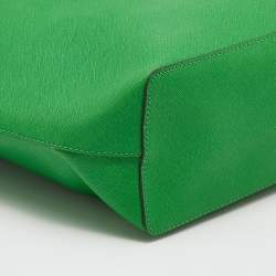 Pre Owned حقيبة يد توتس مايكل مايكل كورس جيت سيت ترافيل جلد أخضر متوسطة