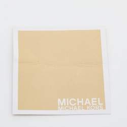 Pre Owned حقيبة يد توتس مايكل مايكل كورس جيت سيت جلد ذهبي 