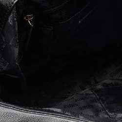 مملوكة مسبقًا MICHAEL Michael Kors Black Leather Large Big Valley Hobo