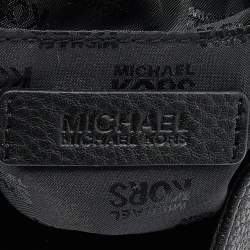 مملوكة مسبقًا MICHAEL Michael Kors Black Leather Large Big Valley Hobo
