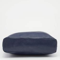 Pre Owned حقيبة يد توتس مايكل كورس شانينغ جلد أزرق كبيرة