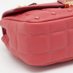 Pre Owned حقيبة كتف مايكل مايكل كورس سوهو جلد وردي مبطنة كبيرة