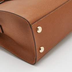 Pre Owned حقيبة ساتشل مايكل مايكل كورس إيست/ويست هاميلتون جلد بني