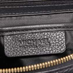 Pre Owned MICHAEL Michael Kors Black Leather Large Lupita  Hobo 
