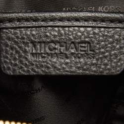 Pre Owned MICHAEL Michael Kors Black Leather Large Lupita Hobo