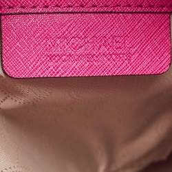 مملوكة مسبقًا حقيبة يد توتس مايكل مايكل كورس هاميلتون نورث ساوث جلد وردي مرصعة كبيرة