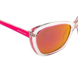 Pre Owned MICHAEL Michael Kors Pink/ Metallic Pink Sabrina Cat Eye Sunglasses
