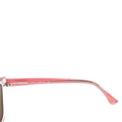 Pre Owned MICHAEL Michael Kors Pink/ Metallic Pink Sabrina Cat Eye Sunglasses
