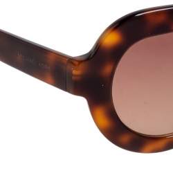 Pre Owned MICHAEL Michael Kors Brown Havana Marisa Aviator Gradient Sunglasses
