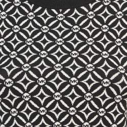 MICHAEL Michael Kors Monogram Patterned Knit Crop Top S
