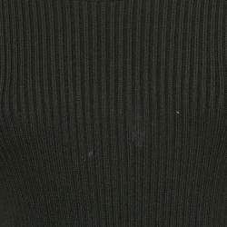 MICHAEL Michael Kors Black Rib Knit Bodycon Dress XS